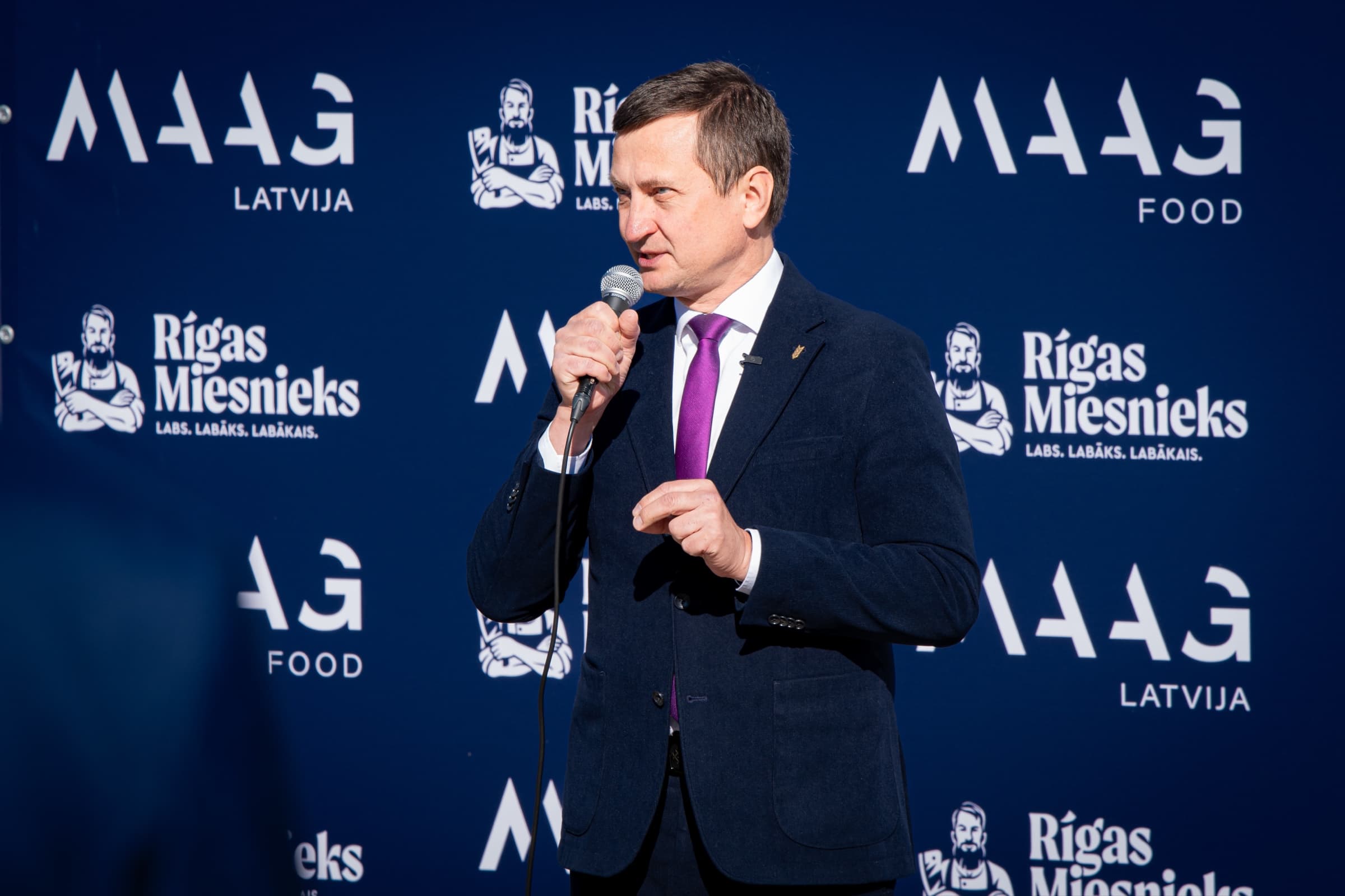 Rīgas Miesnieks · uzruna